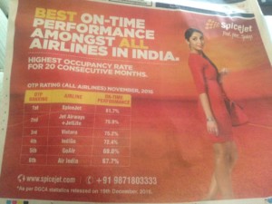 SpiceJet and the Lie of On-Time Performance – A Review